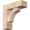 Ekena Millwork Westlake Block Smooth Bracket w/ Offset Brace, Douglas Fir, 5 1/2"W x 16"D x 16"H BKT0604X16X16WTL05SDF - alternate 1